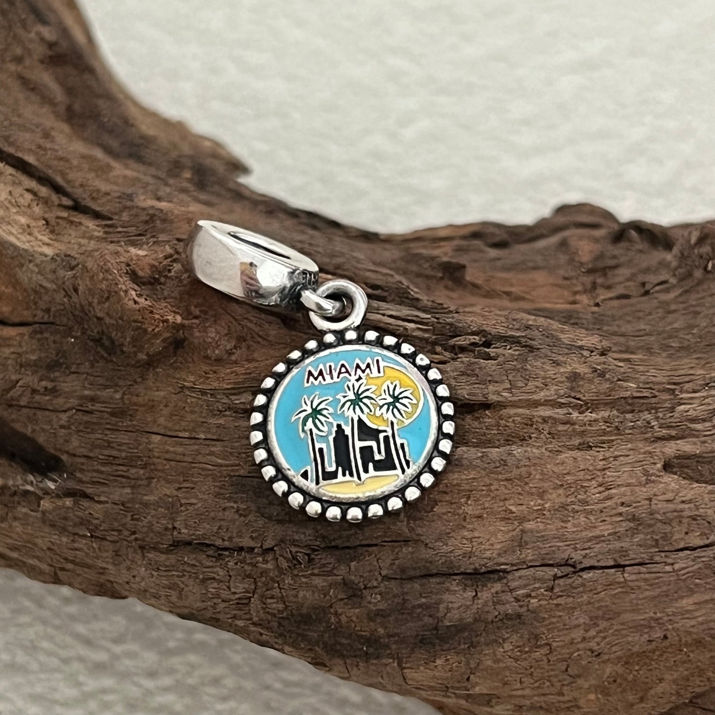 Miami Exclusive Dangle Charm Pendant for Pandora Bracelet