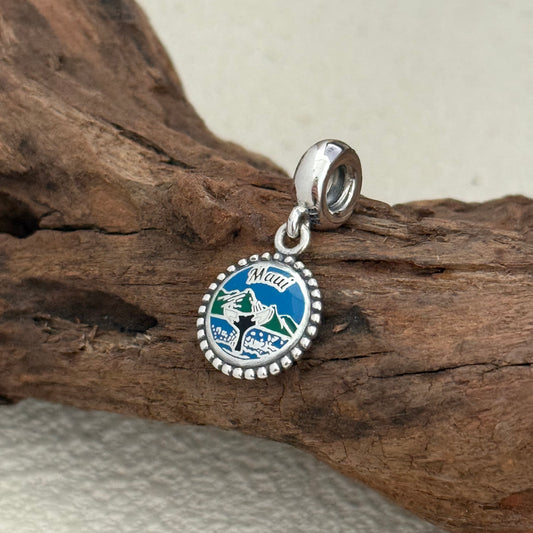 Maui Hawaii Exclusive Dangle Charm Pendant for Pandora Bracelet