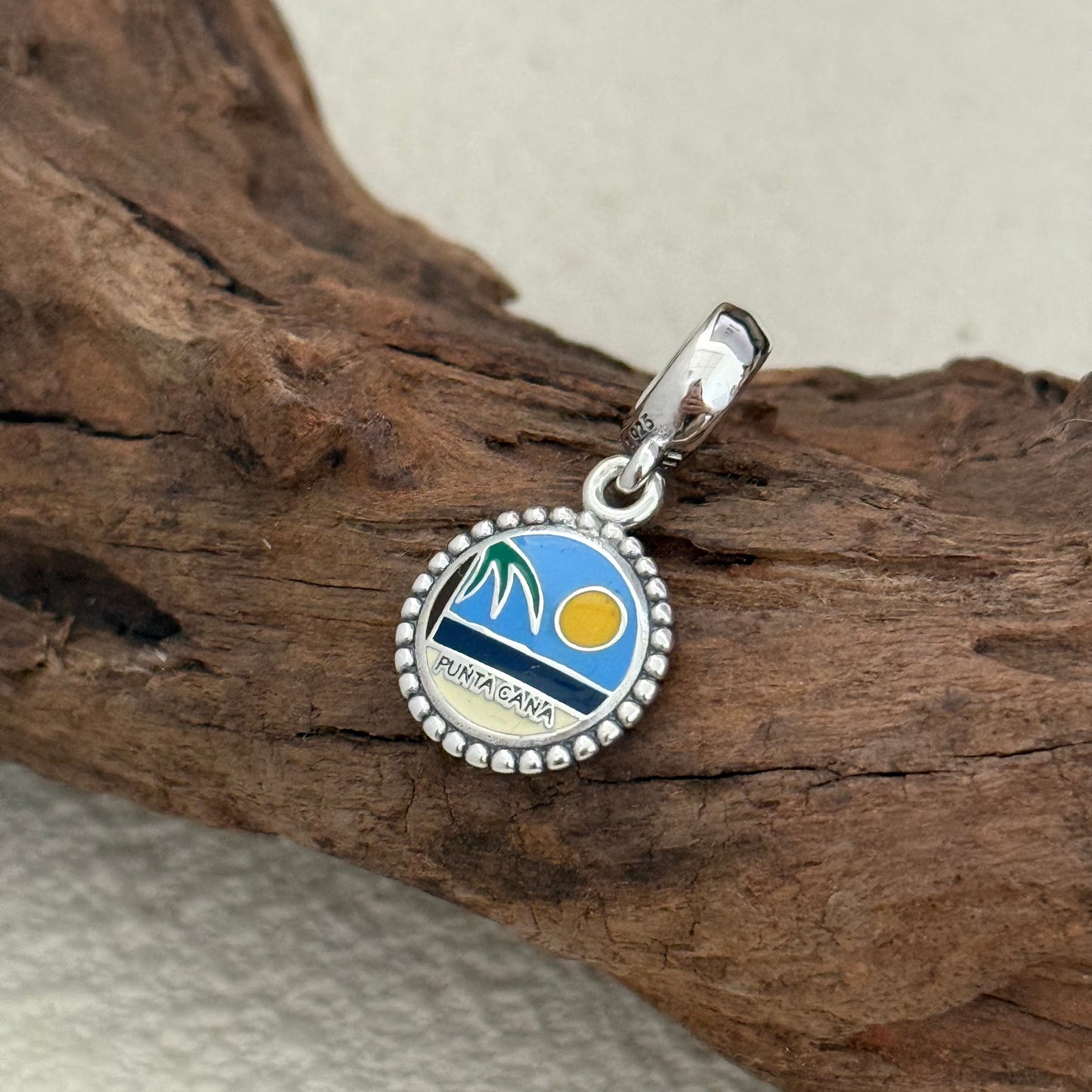 Punta Cana Beach Dominican Republic Exclusive Dangle Charm Pendant for Pandora Bracelet