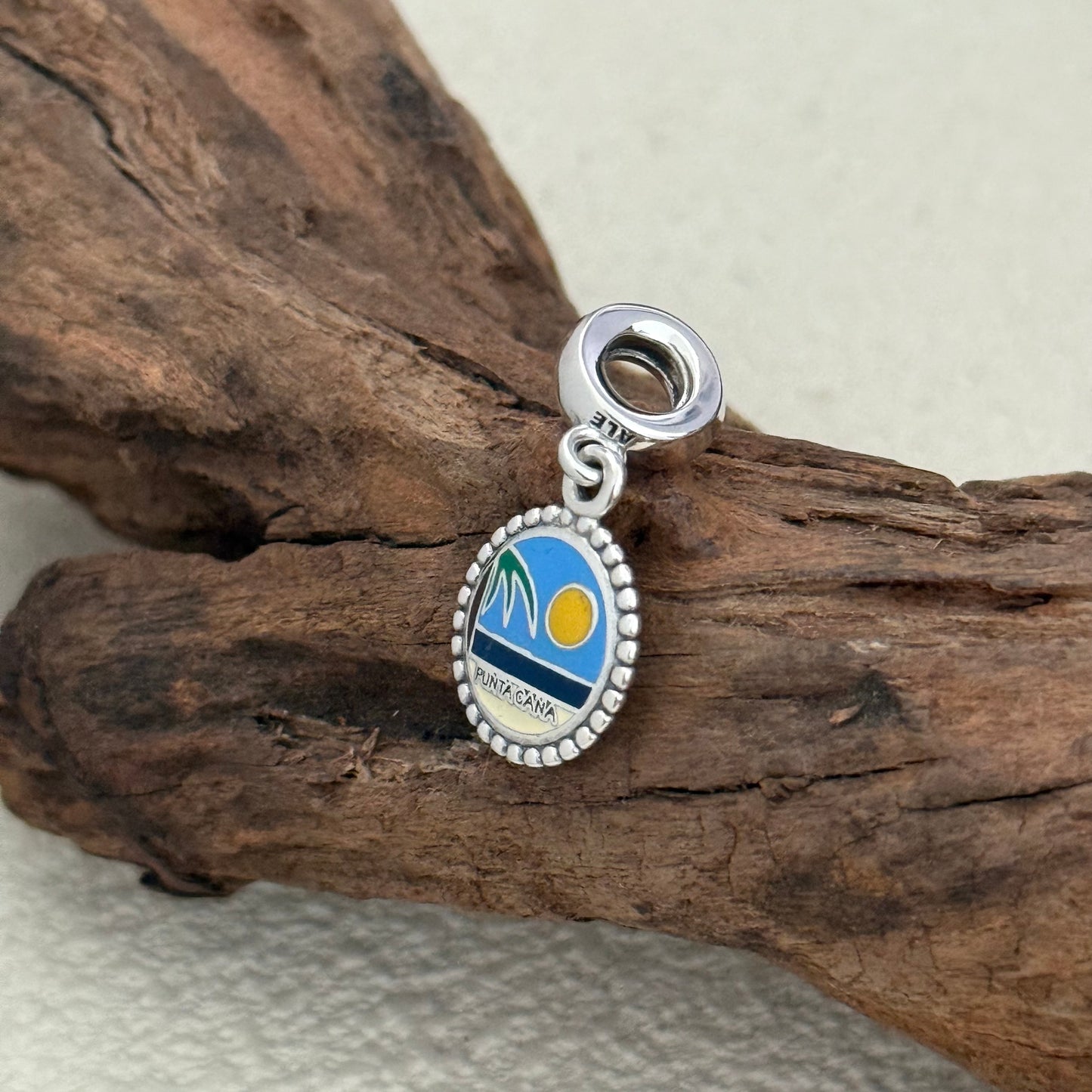 Punta Cana Beach Dominican Republic Exclusive Dangle Charm Pendant for Pandora Bracelet