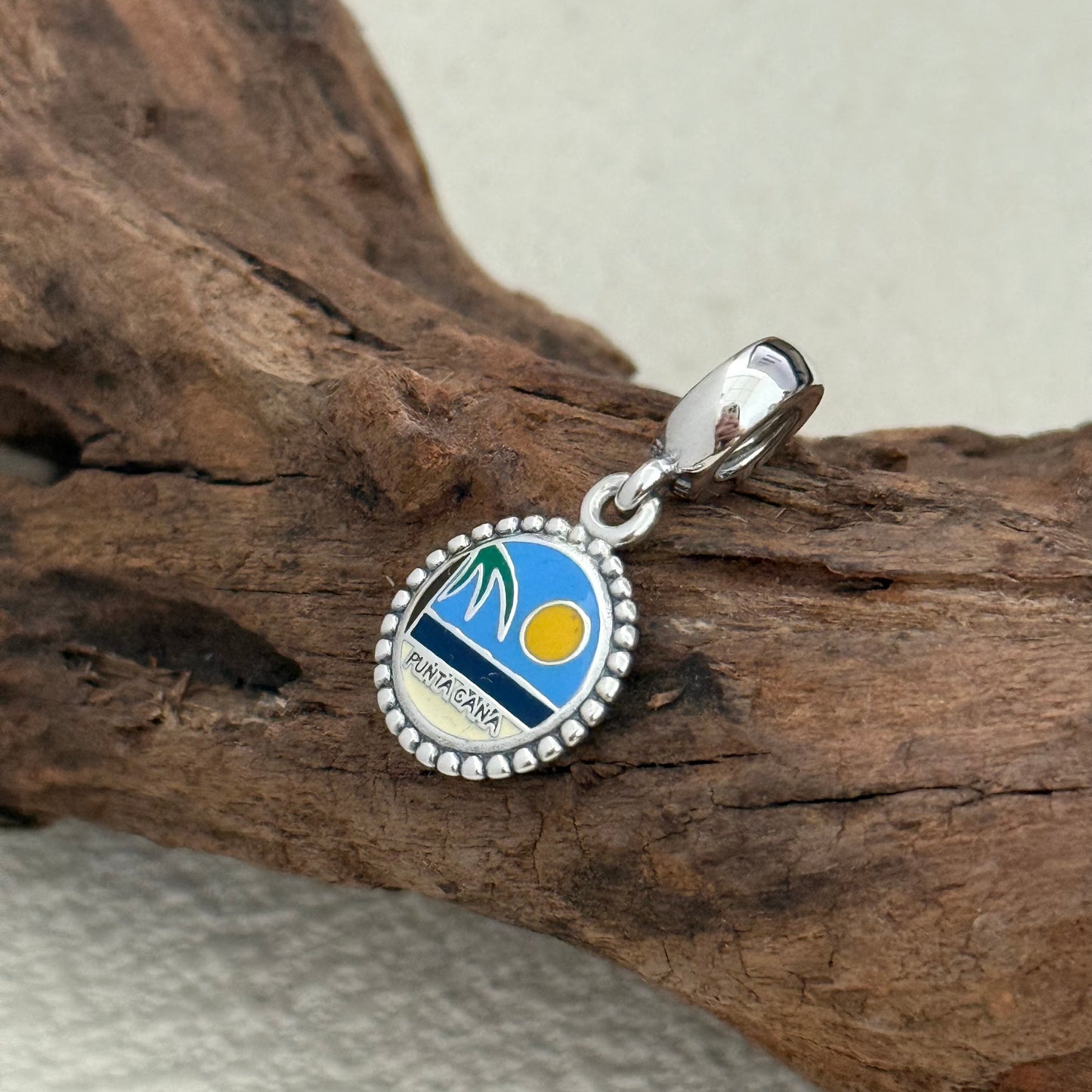 Punta Cana Beach Dominican Republic Exclusive Dangle Charm Pendant for Pandora Bracelet