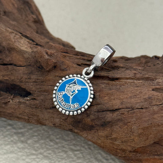 Bahamas Blue Marlin Exclusive Dangle Charm Pendant for Pandora Bracelet
