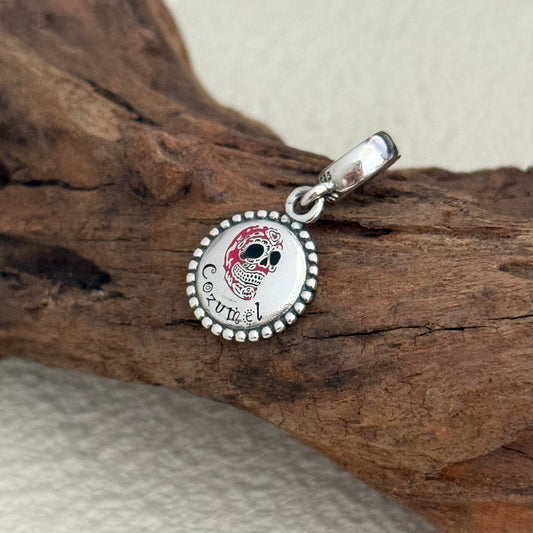 Cozumel Mexico Skull Exclusive Dangle Charm Pendant for Pandora Bracelet