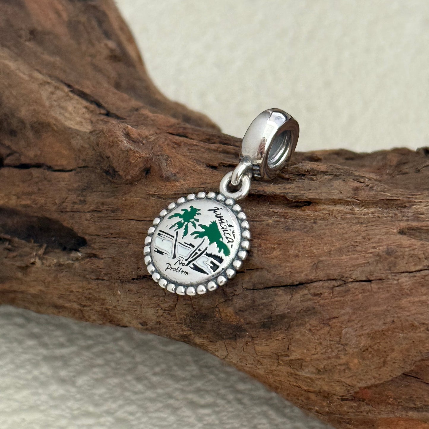 Jamaica Beach Exclusive Dangle Charm Pendant for Pandora Bracelet