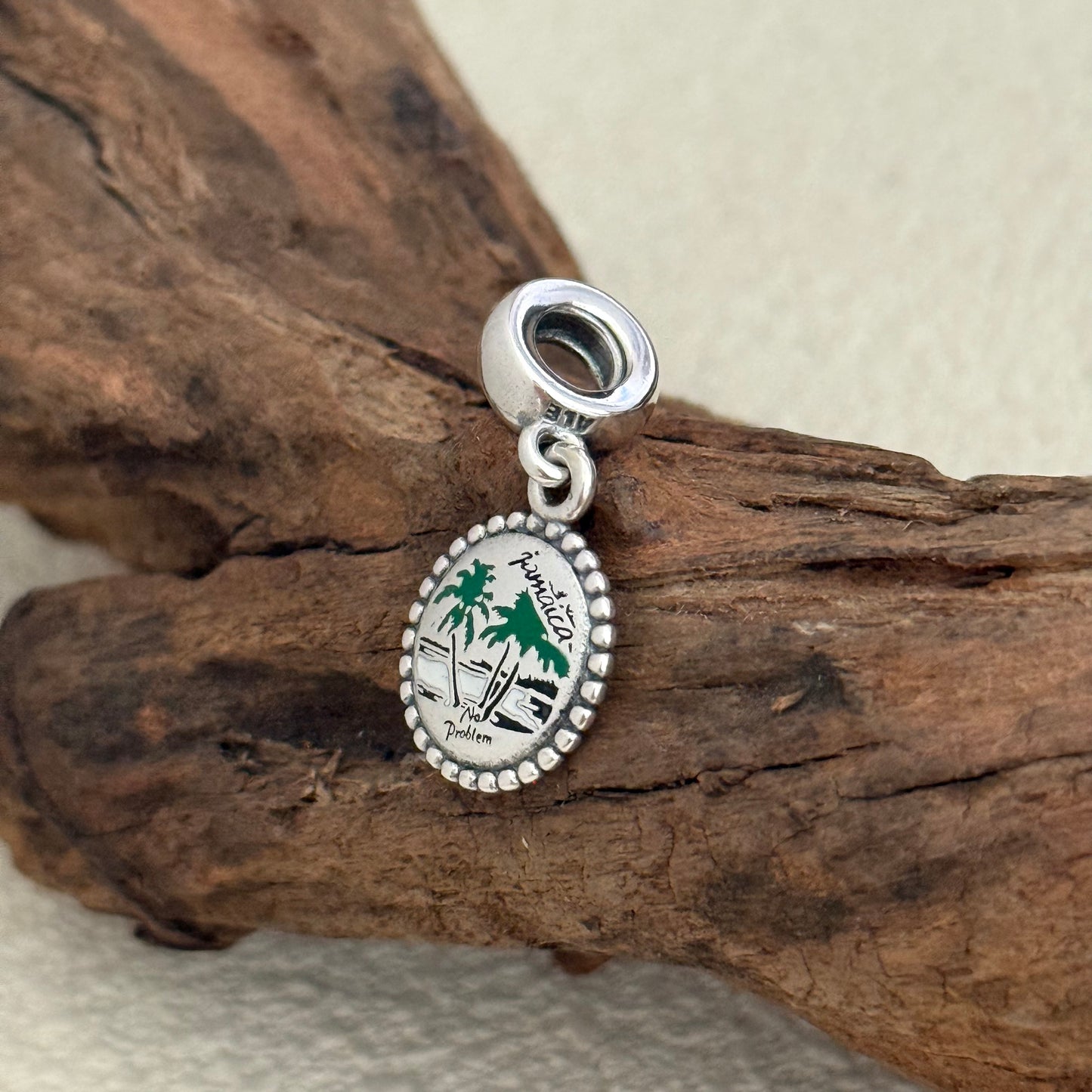 Jamaica Beach Exclusive Dangle Charm Pendant for Pandora Bracelet