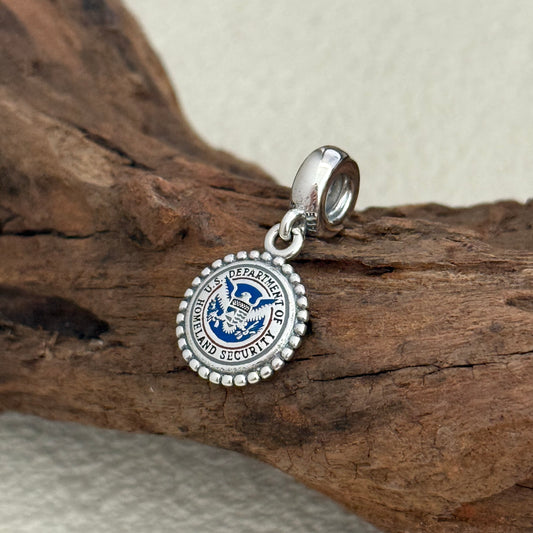 U.S. Department of Homeland security Micro chapter Exclusive Dangle Charm Pendant for Pandora Bracelet