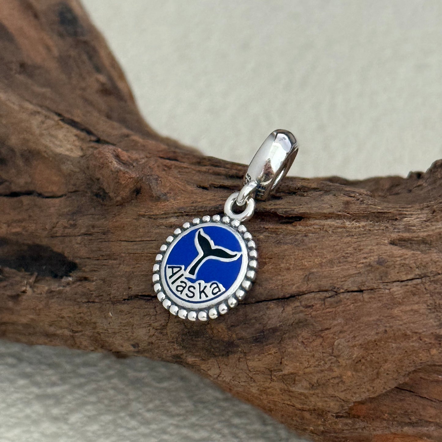 Alaska tail Exclusive Dangle Charm Pendant for Pandora Bracelet