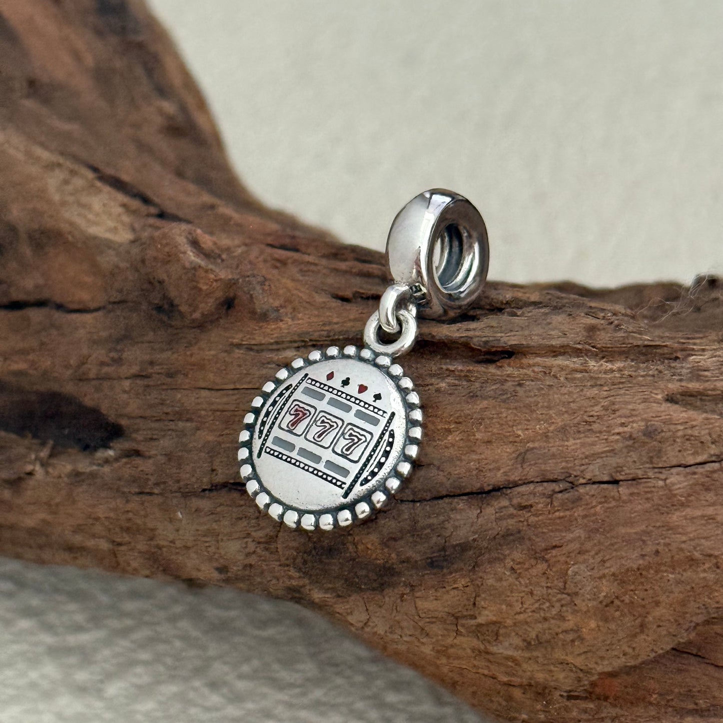 Las Vegas Slot Machine Exclusive Dangle Charm Pendant for Pandora Bracelet