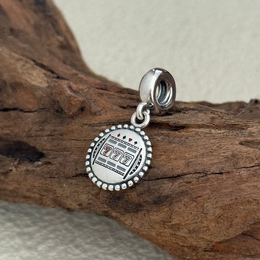 Las Vegas Slot Machine Exclusive Dangle Charm Pendant for Pandora Bracelet