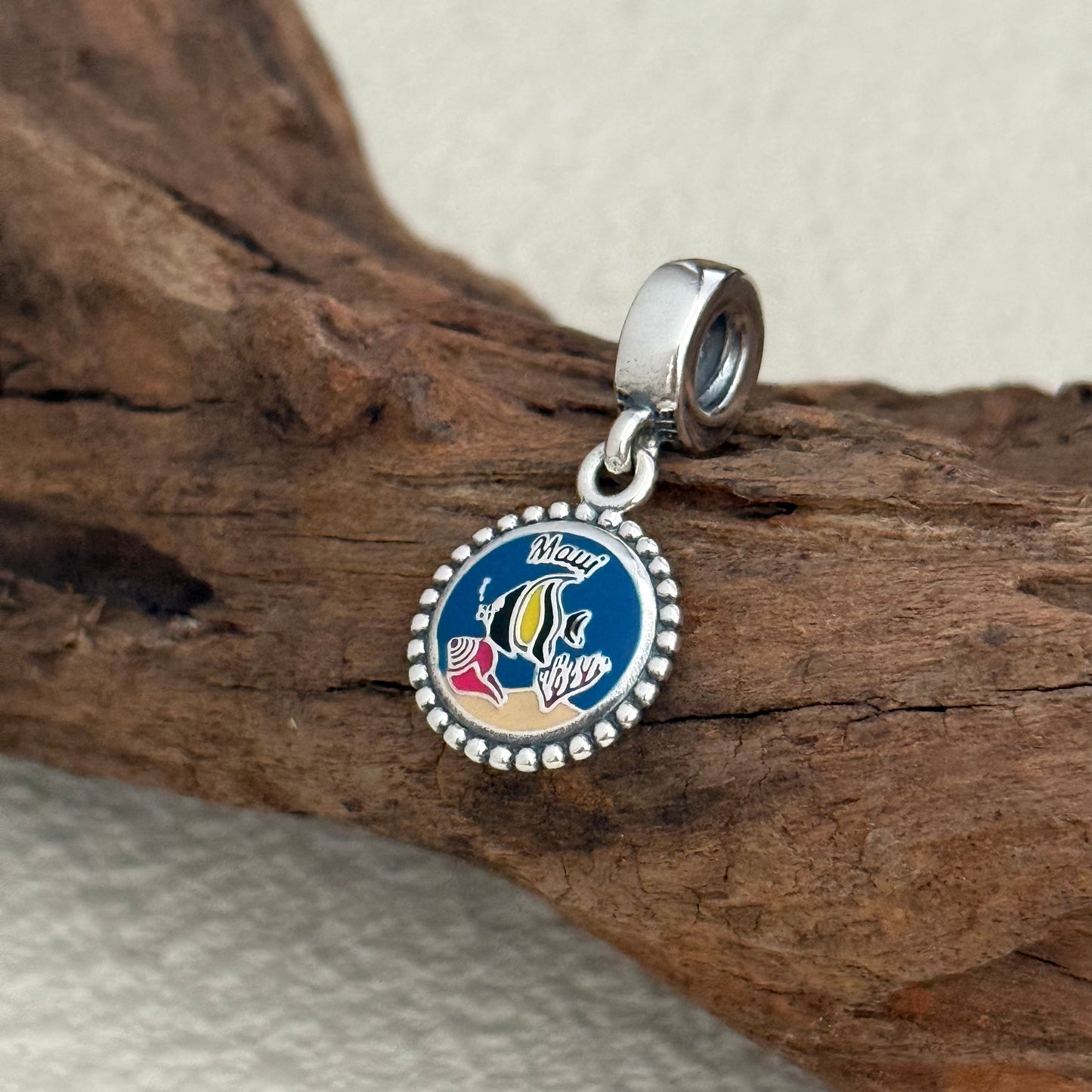 Hawaii Maui underwater world Exclusive Dangle Charm Pendant for Pandora Bracelet