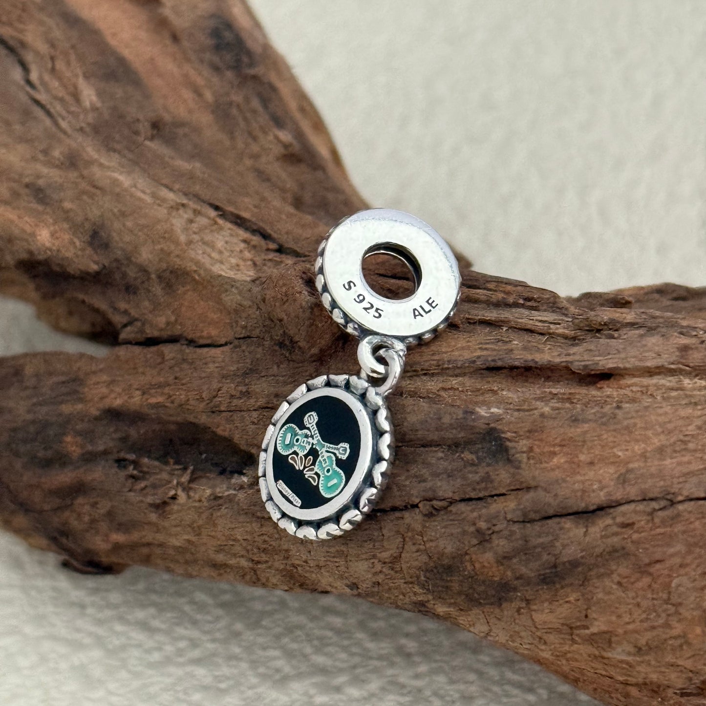 Coco Guitar, Musical, Skull Exclusive Dangle Charm Pendant for Pandora Bracelet