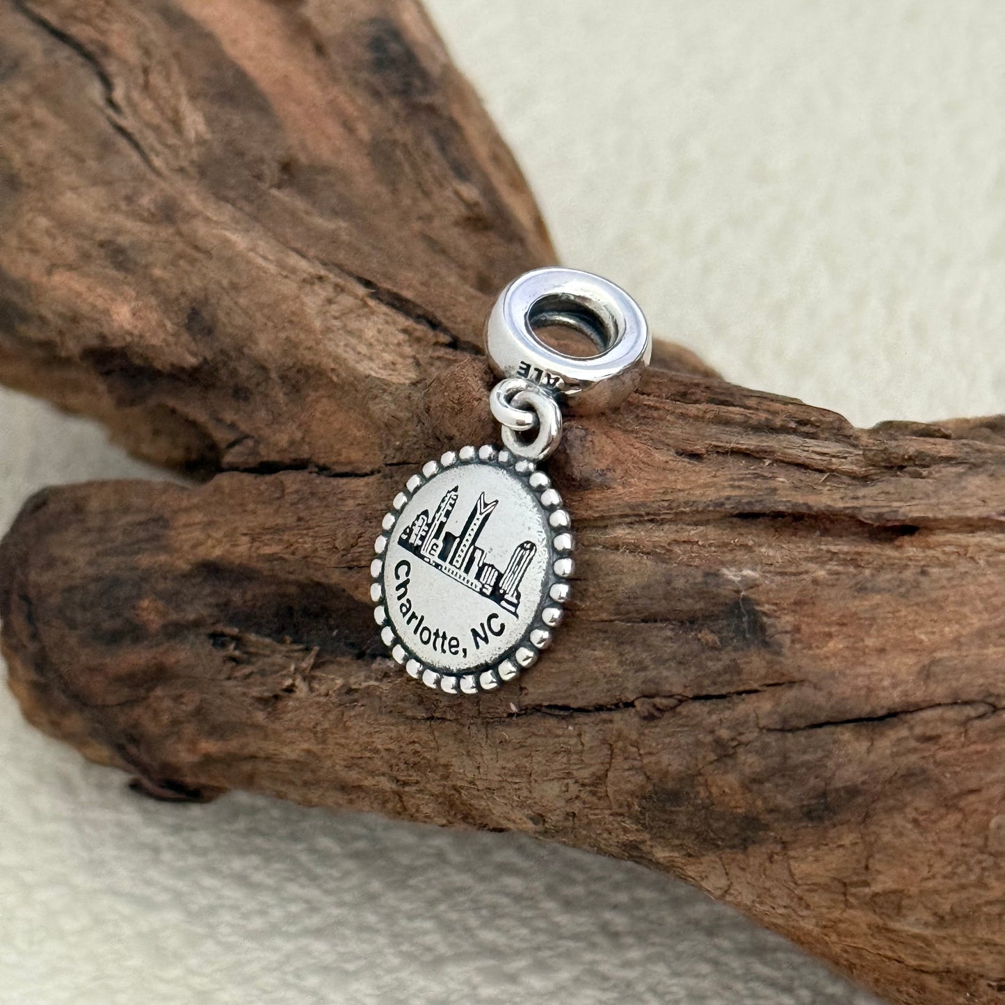 Charlotte, NC Exclusive Dangle Charm Pendant for Pandora Bracelet