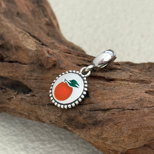 Orange Motif Lucky Exclusive Dangle Charm for Pandora Bracelet