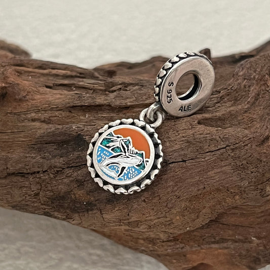 Maui whale Exclusive Dangle Charm for Pandora Bracelet