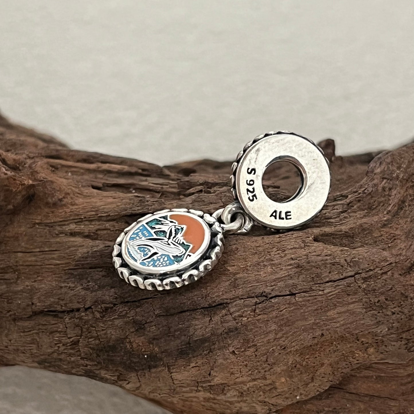 Maui whale Exclusive Dangle Charm for Pandora Bracelet