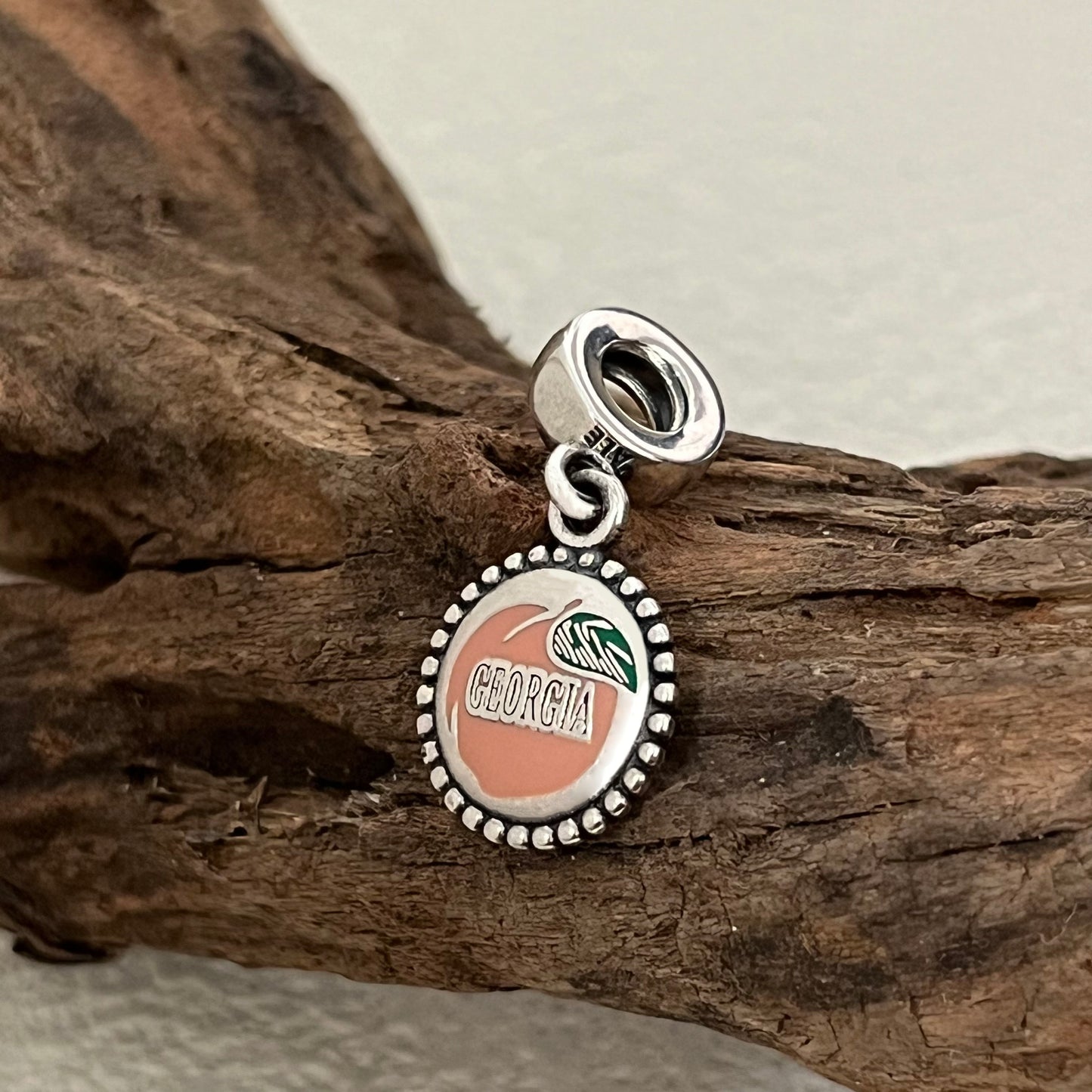 Georgia Peach Exclusive Dangle Charm for Pandora Bracelet