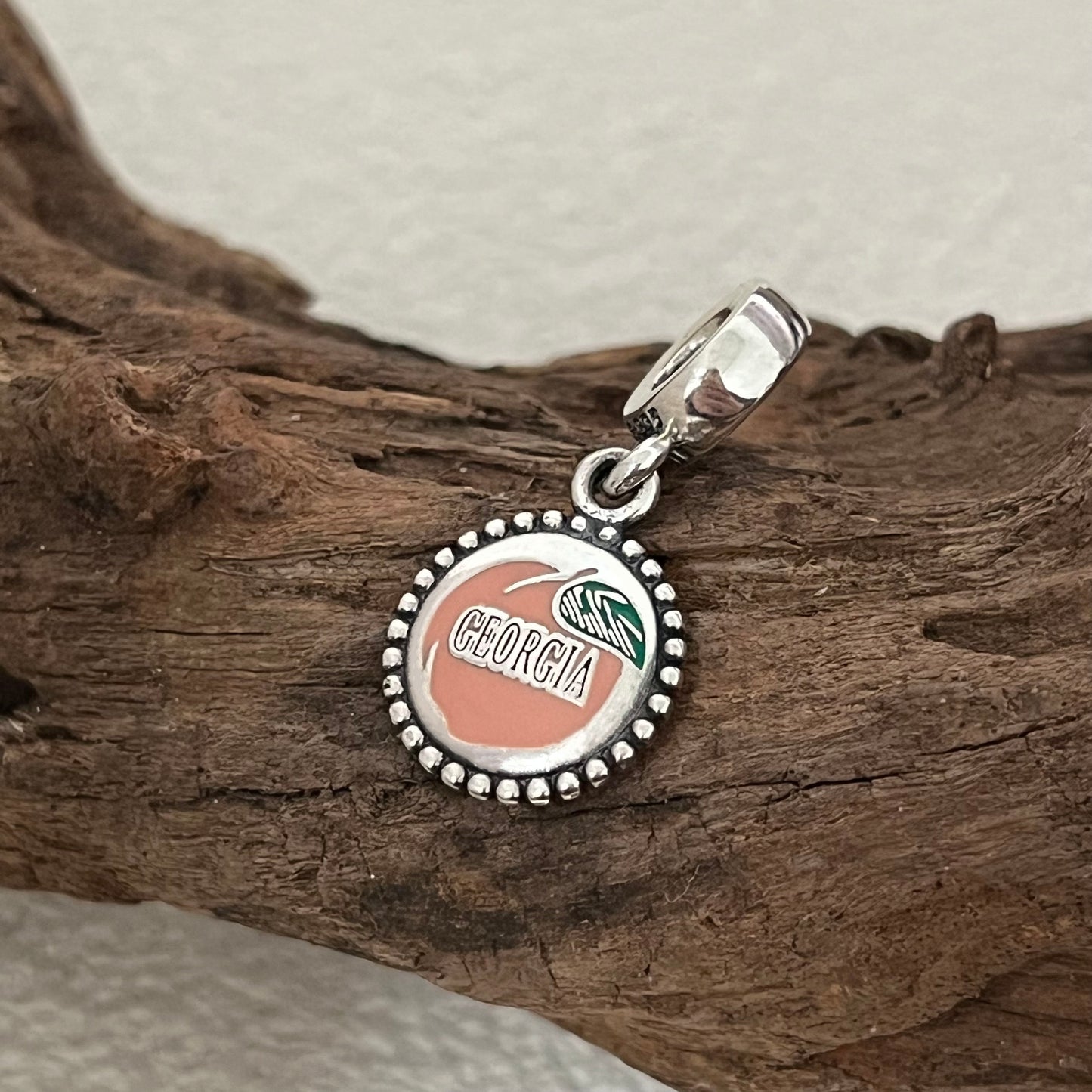 Georgia Peach Exclusive Dangle Charm for Pandora Bracelet