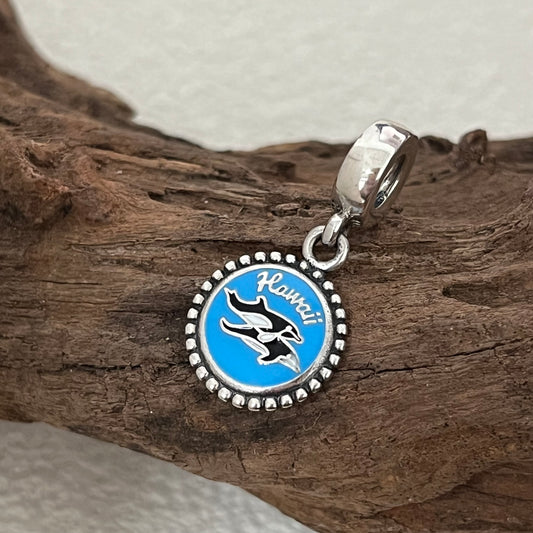 Hawaii Dolphins Exclusive Dangle Charm for Pandora Bracelet