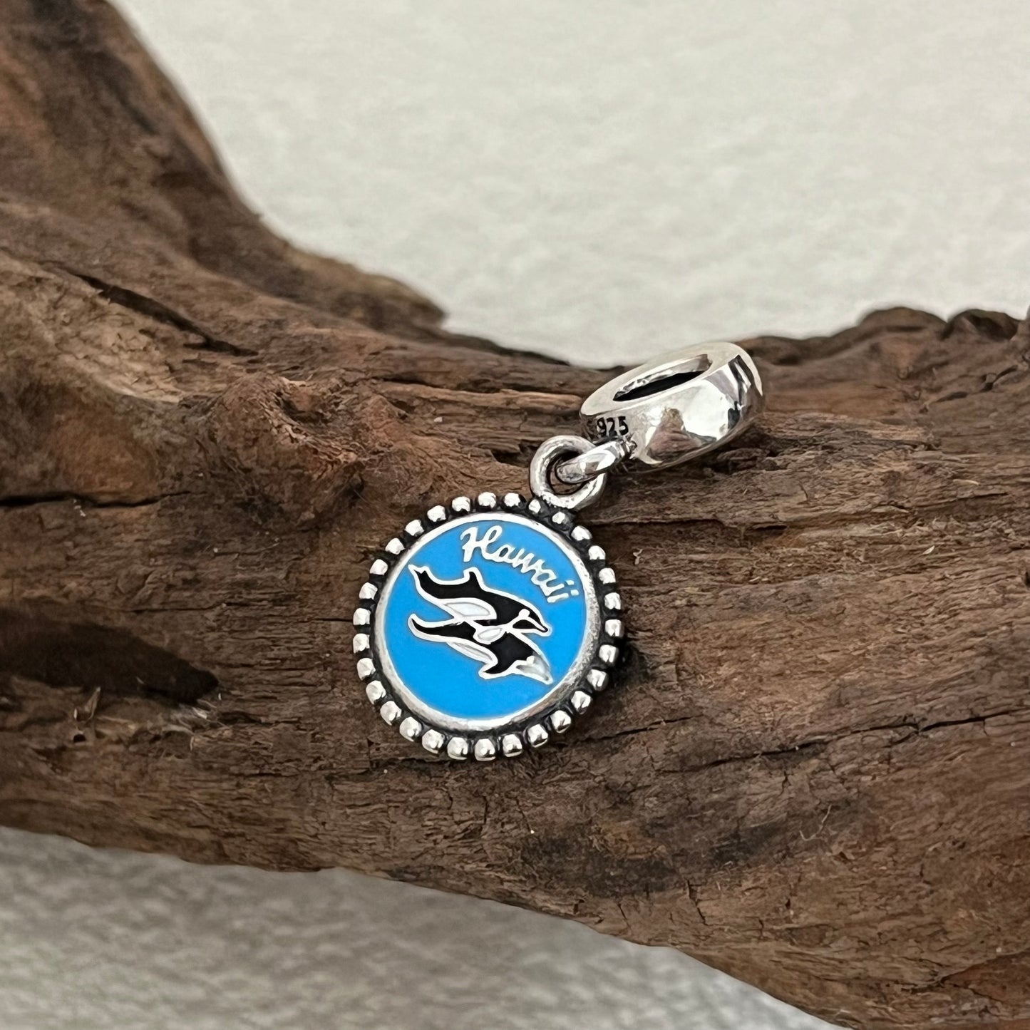 Hawaii Dolphins Exclusive Dangle Charm for Pandora Bracelet