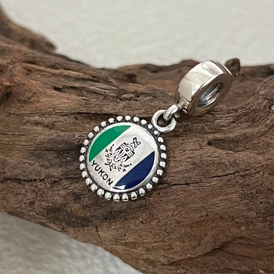 YUKON Flag Exclusive Dangle Charm for Pandora Bracelet