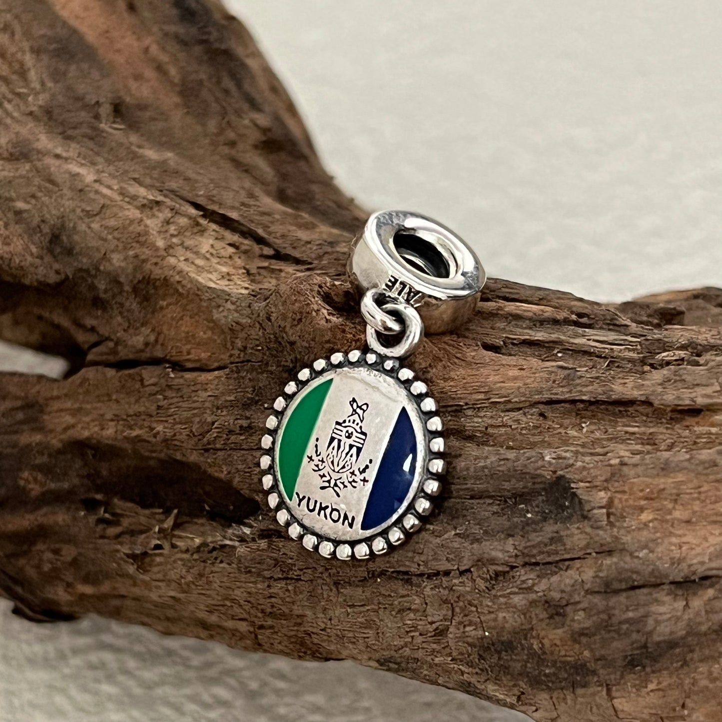 YUKON Flag Exclusive Dangle Charm for Pandora Bracelet