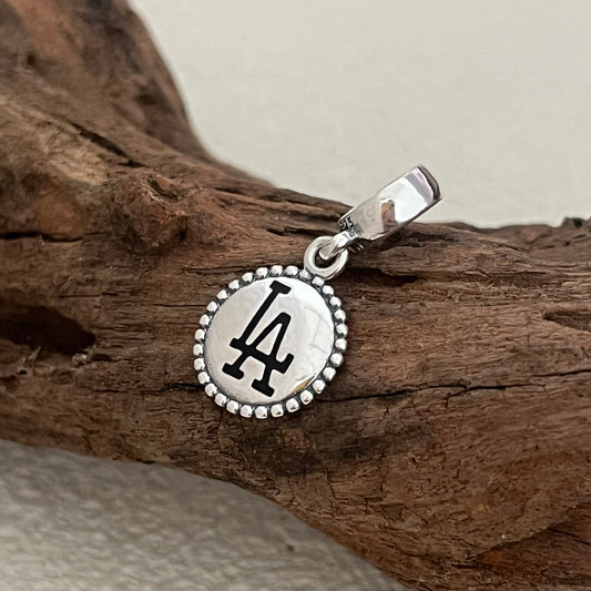 MLB LA Los Angeles Exclusive Dangle Charm Pendant for Pandora Bracelet