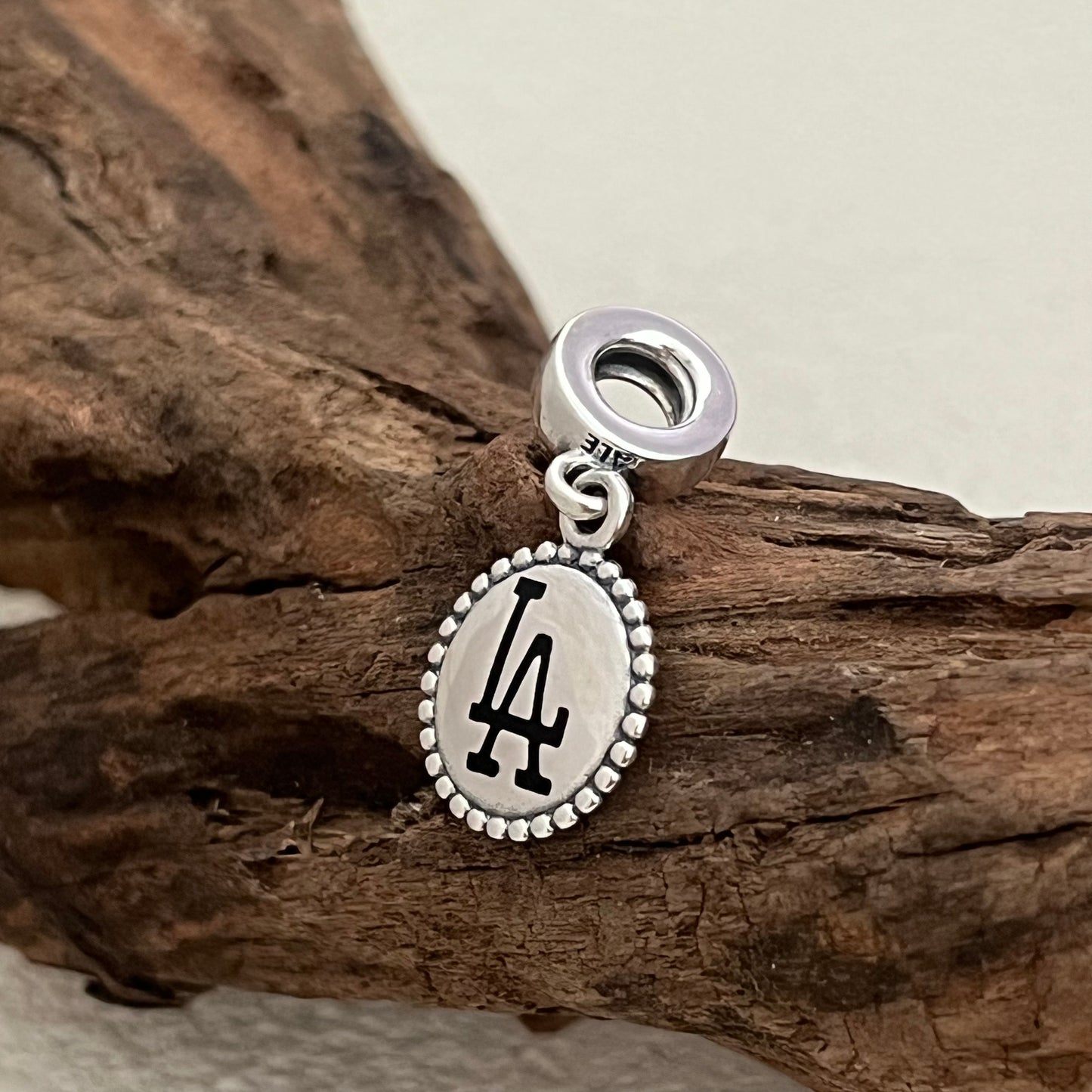 MLB LA Los Angeles Exclusive Dangle Charm Pendant for Pandora Bracelet