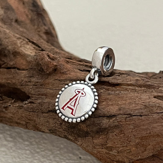 Los Angeles Angels Baseball Exclusive Dangle Charm Pendant for Pandora Bracelet