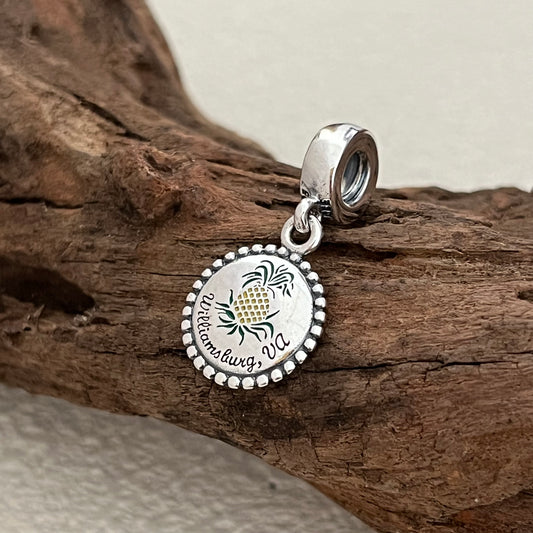 Williams Burg .Va Exclusive Dangle Charm Pendant for Pandora Bracelet