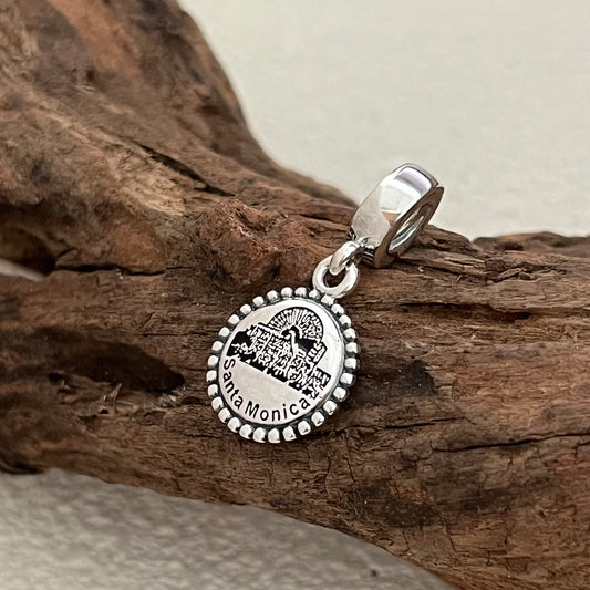 Santa Monica Exclusive Dangle Charm Pendant for Pandora Bracelet