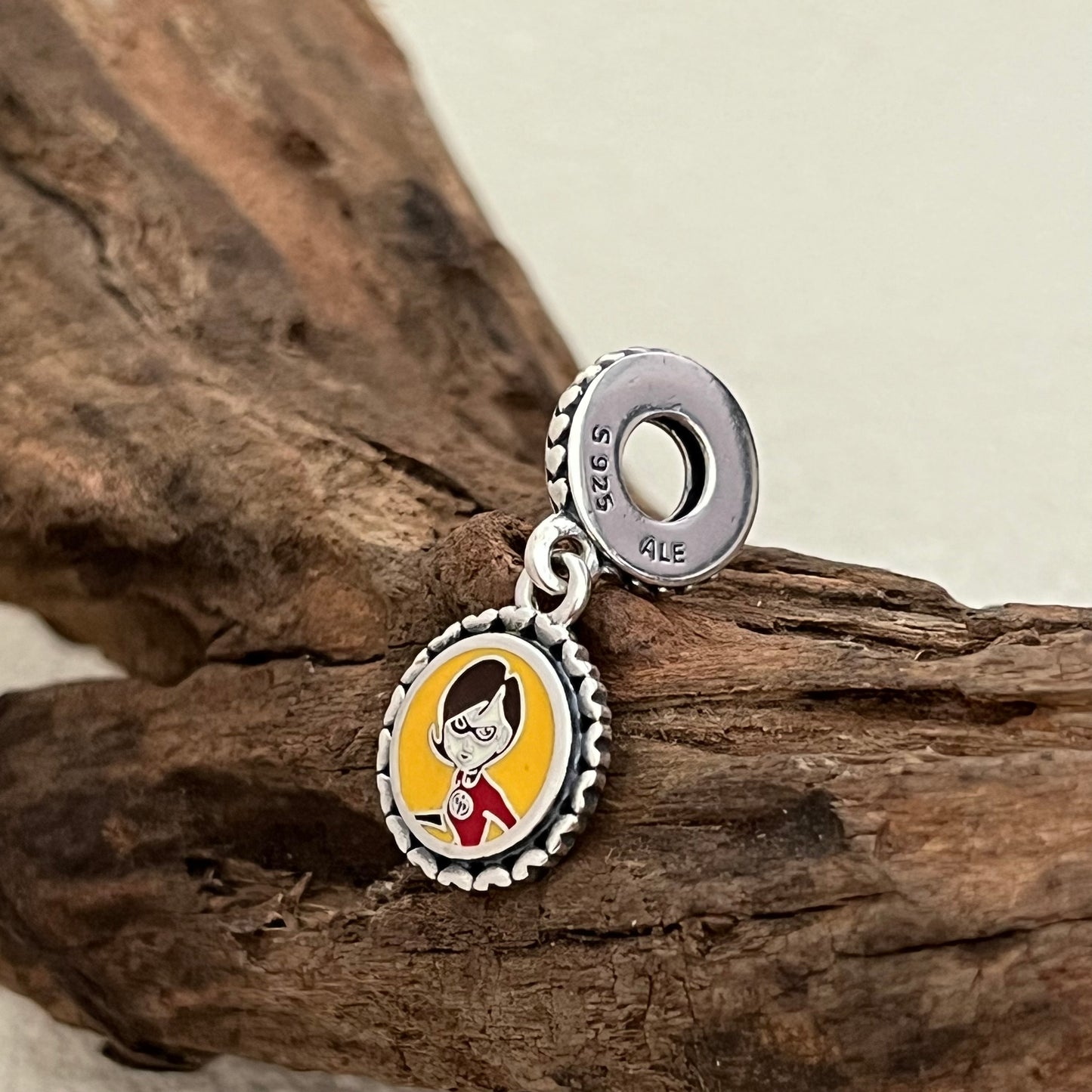 D Super Mom Exclusive Dangle Charm Pendant for Pandora Bracelet