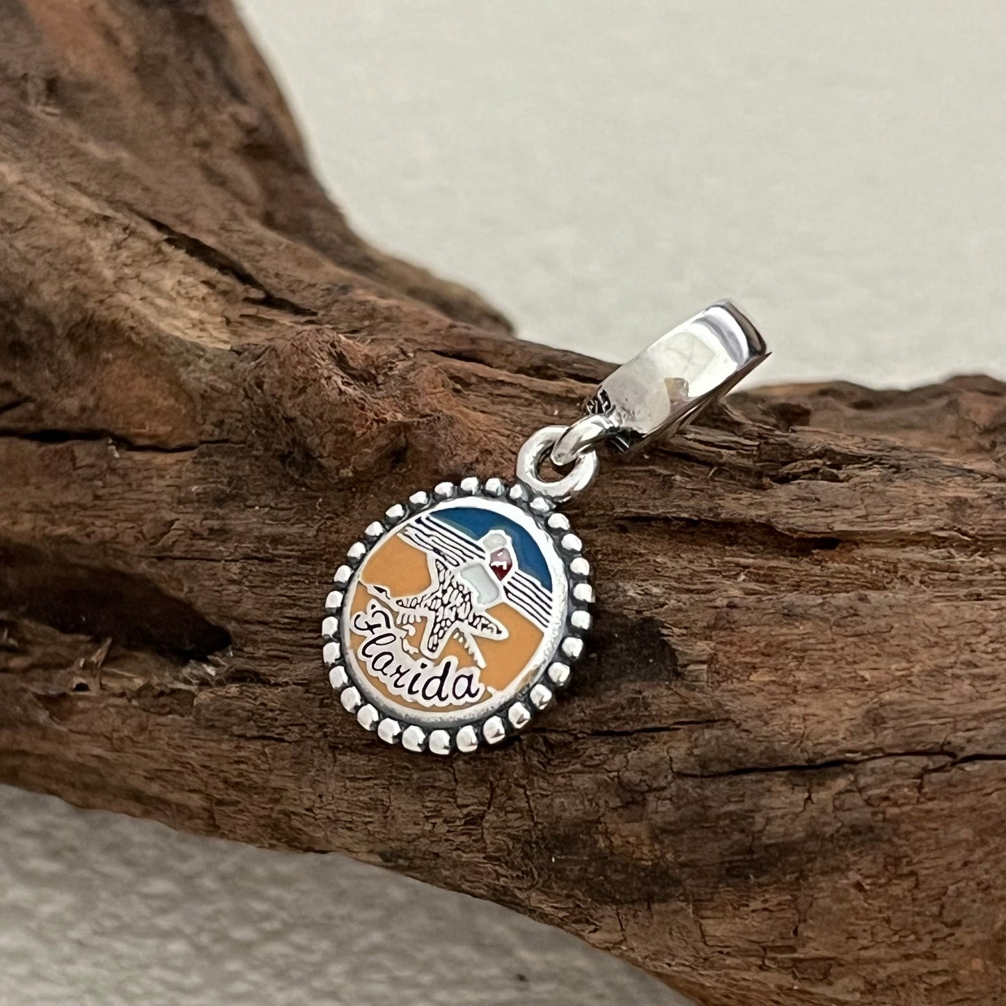 Florida Starfish Beach Exclusive Dangle Charm Pendant for Pandora Bracelet