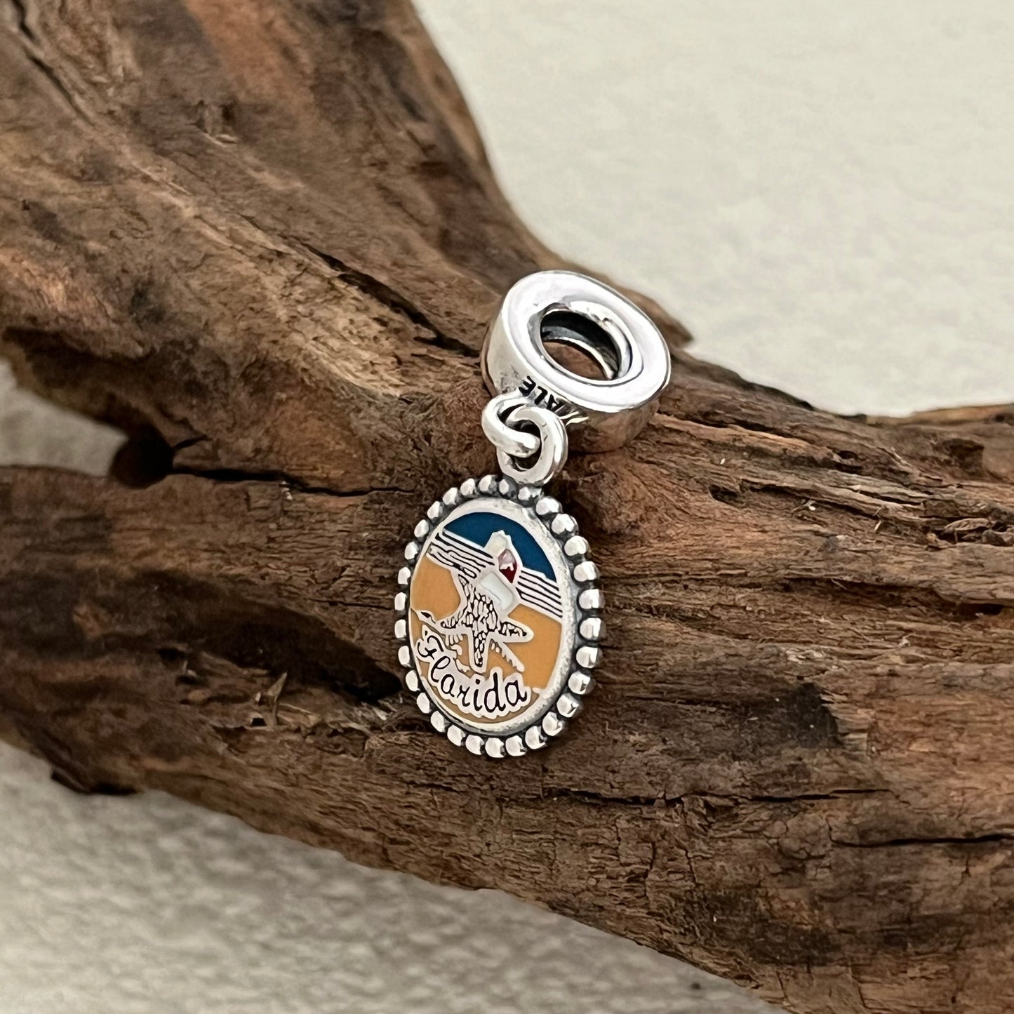 Florida Starfish Beach Exclusive Dangle Charm Pendant for Pandora Bracelet