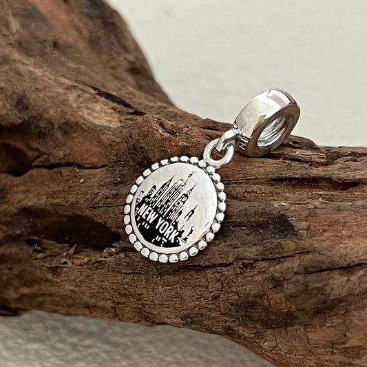 New York City Exclusive Dangle Charm Pendant for Pandora Bracelet