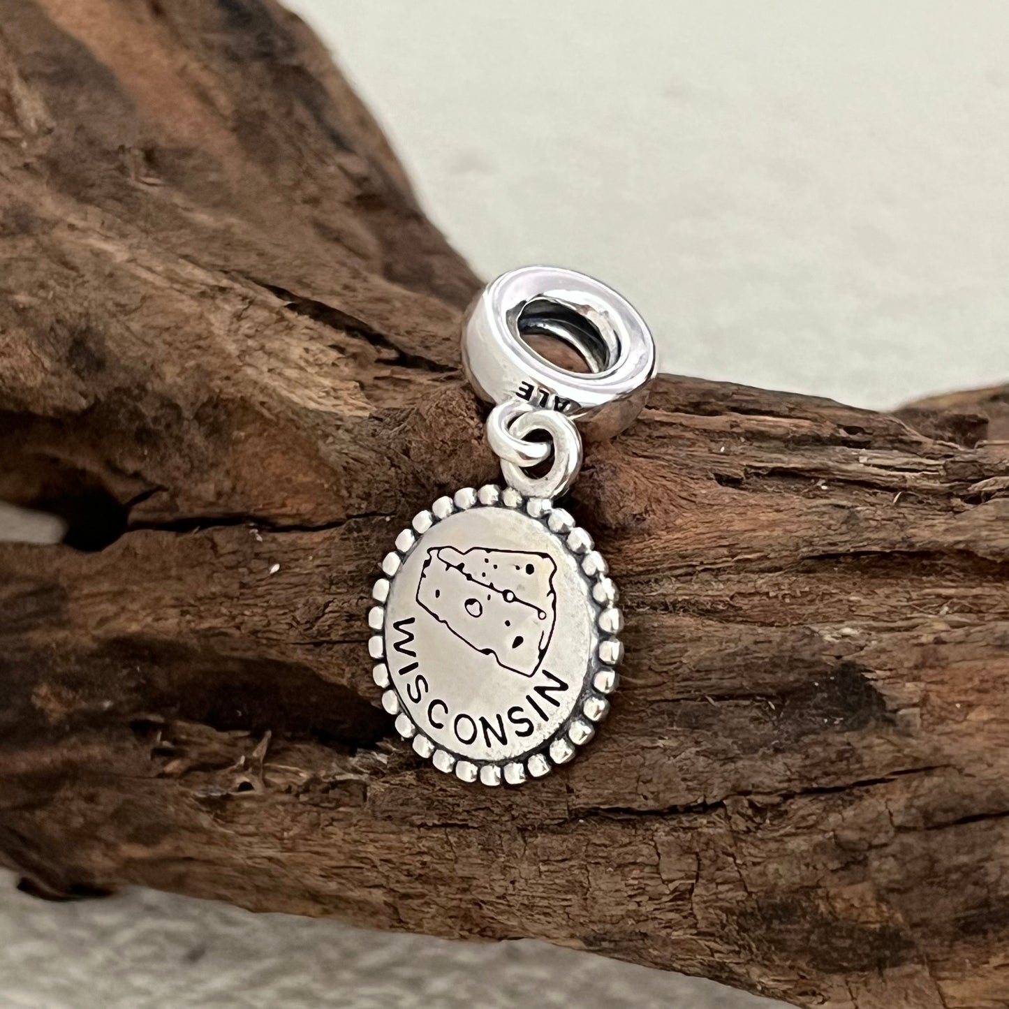 Wisconsin Cheese Exclusive Dangle Charm Pendant for Pandora Bracelet