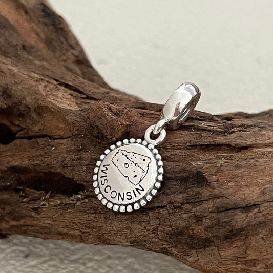 Wisconsin Cheese Exclusive Dangle Charm Pendant for Pandora Bracelet