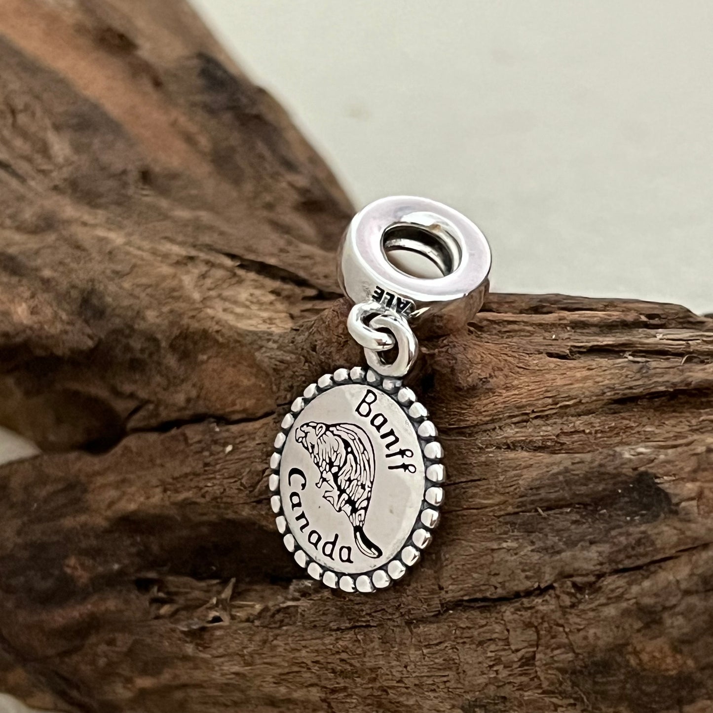 Banff Canada Beaver Exclusive Dangle Charm Pendant for Pandora Bracelet