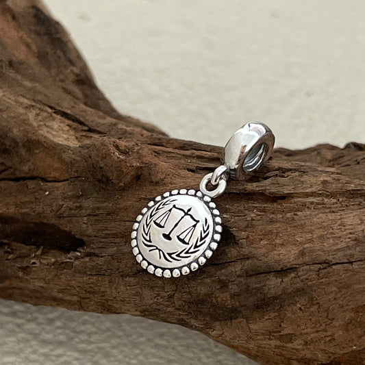 Law Justice Freedom Exclusive Dangle Charm Pendant for Pandora Bracelet