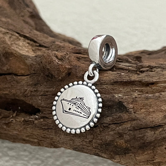 Cruise Line Ship Exclusive Dangle Charm Pendant for Pandora Bracelet