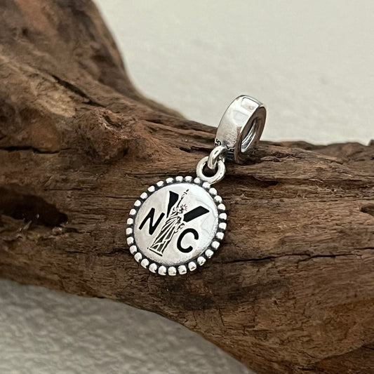 New York Statue of Liberty Exclusive Dangle Charm Pendant for Pandora Bracelet