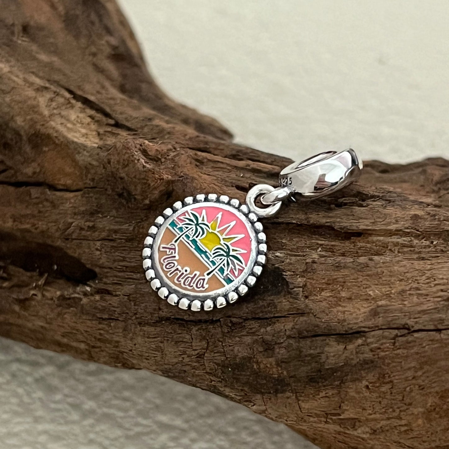 Florida Beach Exclusive Dangle Charm Pendant for Pandora Bracelet