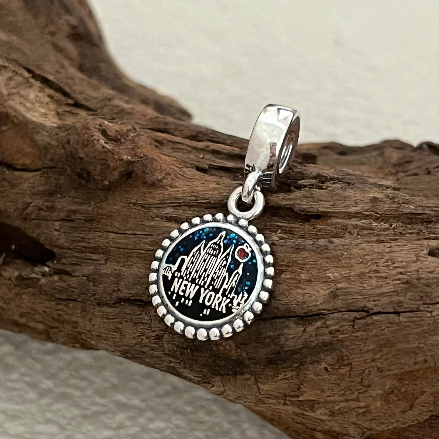 New York Christmas Exclusive Dangle Charm Pendant for Pandora Bracelet