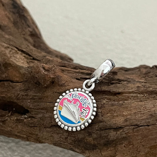 Florida Cruise ship Exclusive Dangle Charm Pendant for Pandora Bracelet