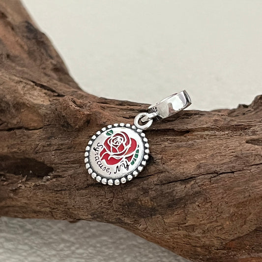 Syracuse NY Destination Flowers Exclusive Dangle Charm Pendant for Pandora Bracelet