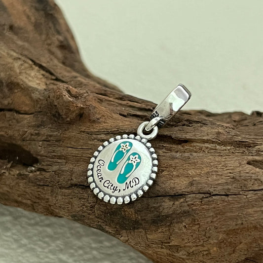 Maryland Ocean City Exclusive Dangle Charm Pendant for Pandora Bracelet