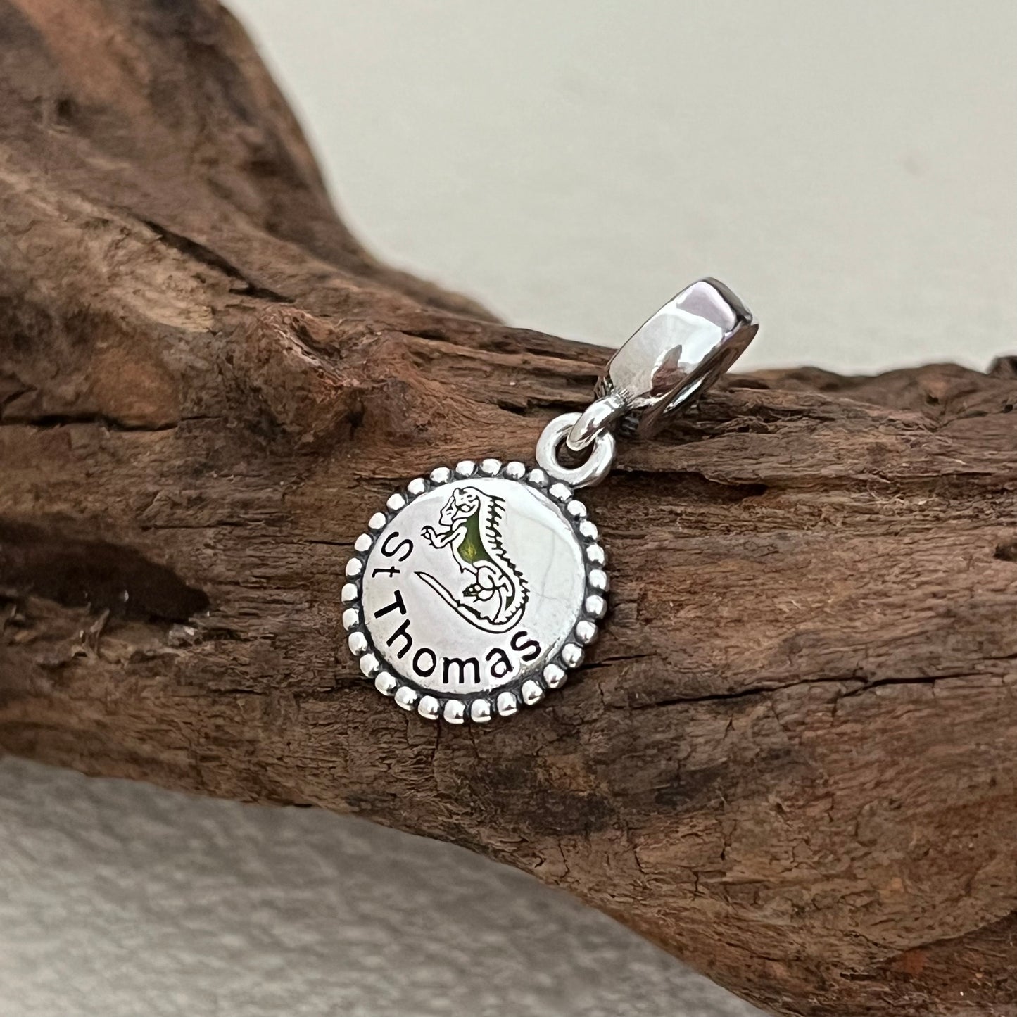 St. Thomas Exclusive Dangle Charm Pendant for Pandora Bracelet