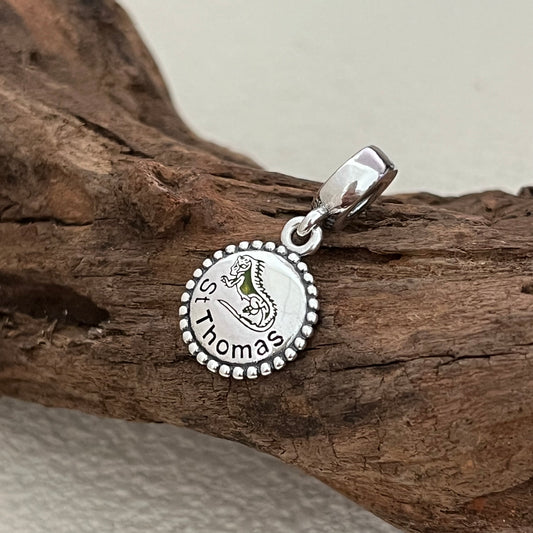 St. Thomas Exclusive Dangle Charm Pendant for Pandora Bracelet