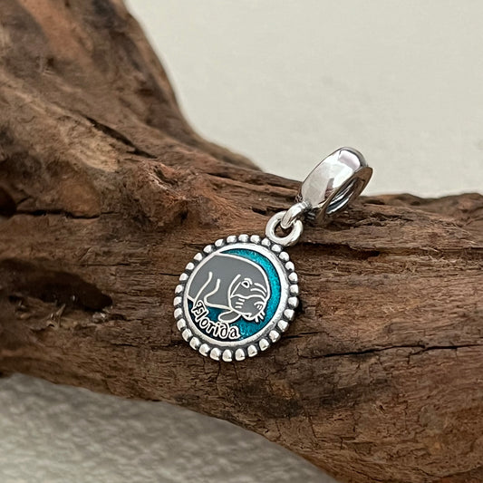 Manatee Florida Exclusive Dangle Charm Pendant for Pandora Bracelet