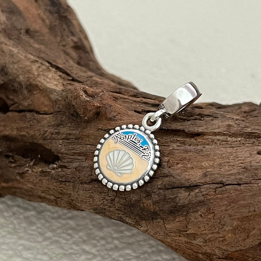 Naples Florida Shell Exclusive Dangle Charm Pendant for Pandora Bracelet
