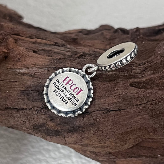 The 2019 Epcot International Flower and Garden Festival Exclusive Dangle Charm Pendant for Pandora Bracelet